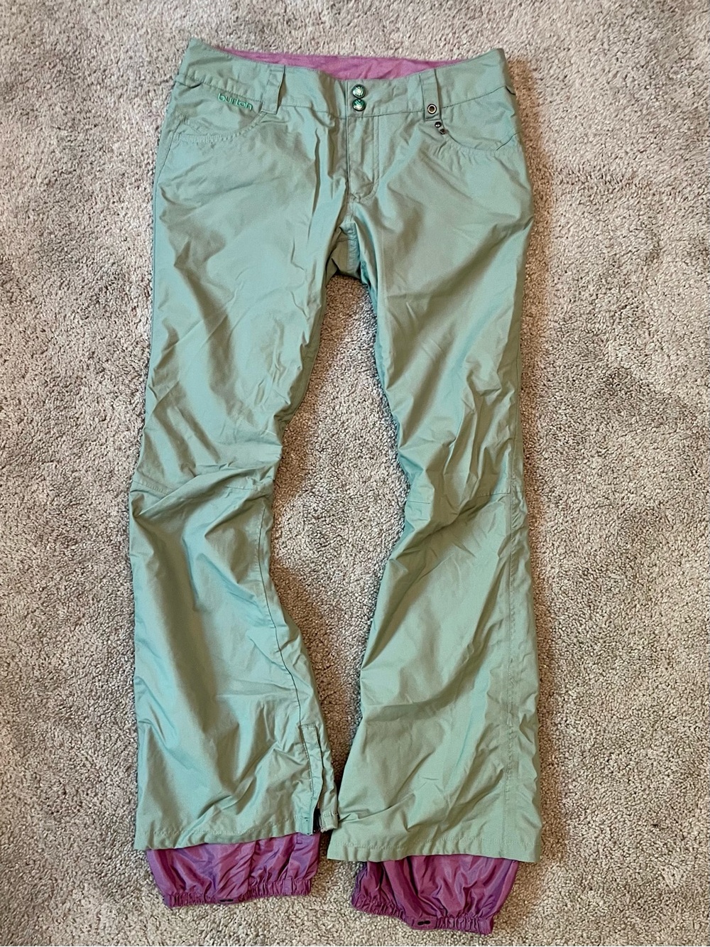 Women’s Burton ‘The White Collection’ Snowboard Pants Size M